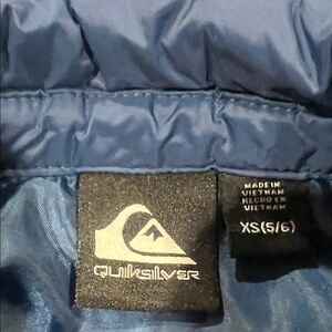 Quiksilver Navy Puffer Jacket